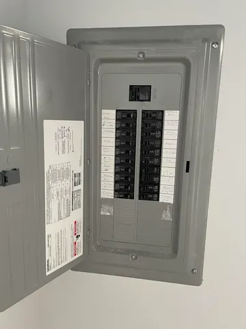 a view of a door of the house