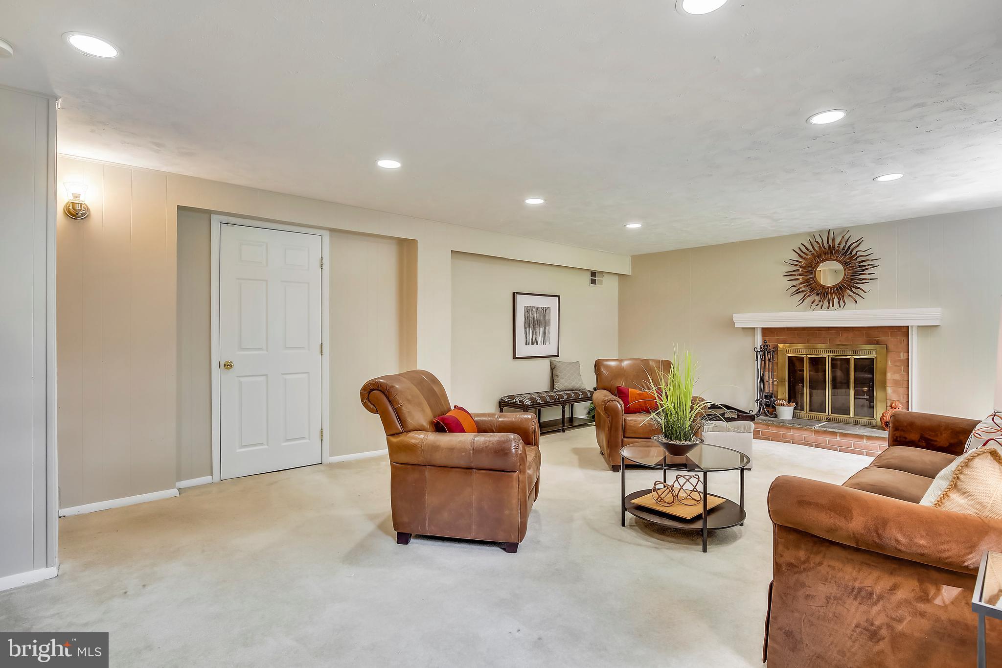 8844 Stark Road Annandale, VA 22003 - Photo 36 of 57 Lower Level Family Rm has Wood Burning Fireplace!