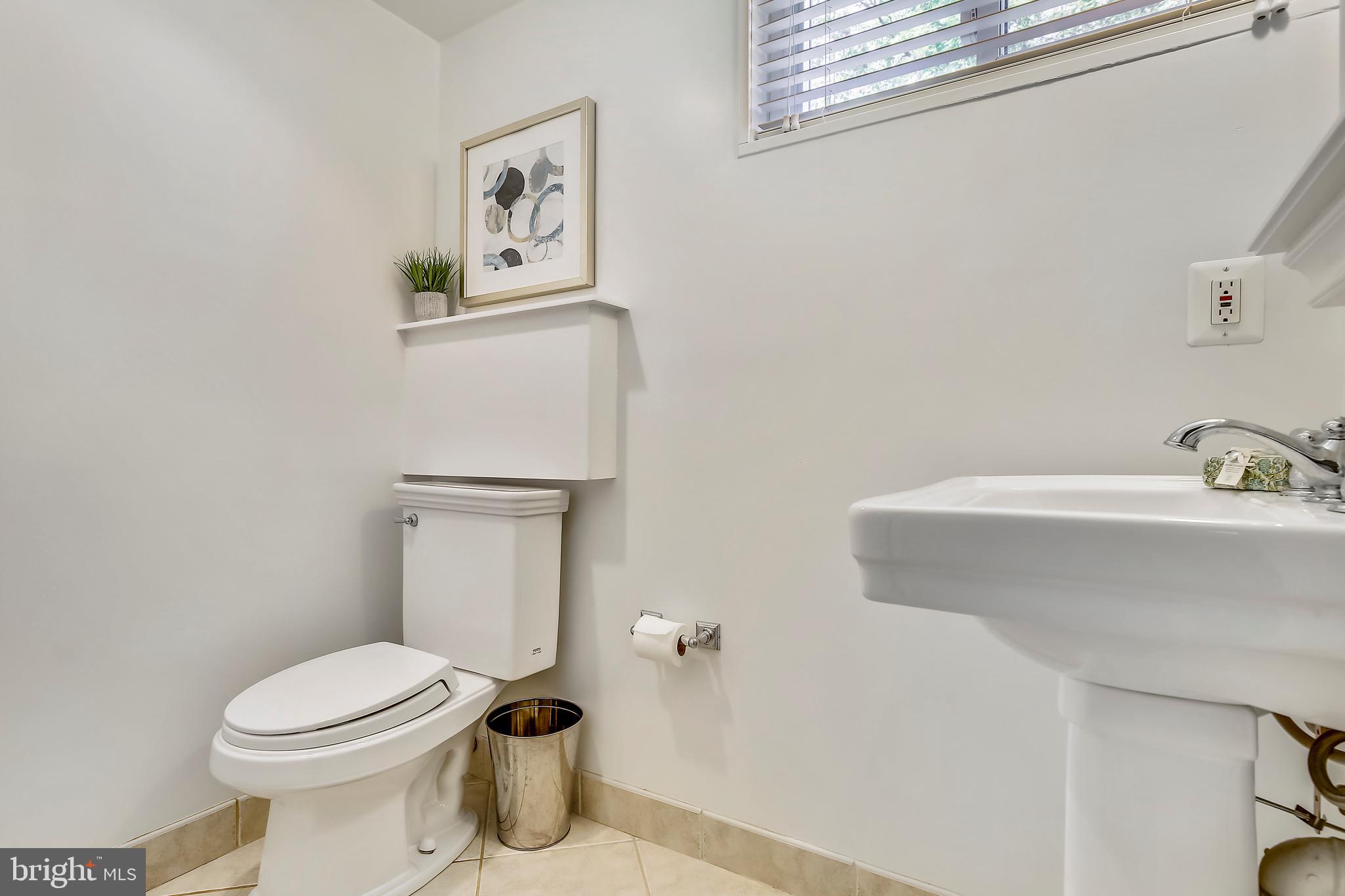 8844 Stark Road Annandale, VA 22003 - Photo 40 of 57 Powder Room just off the Family Room!