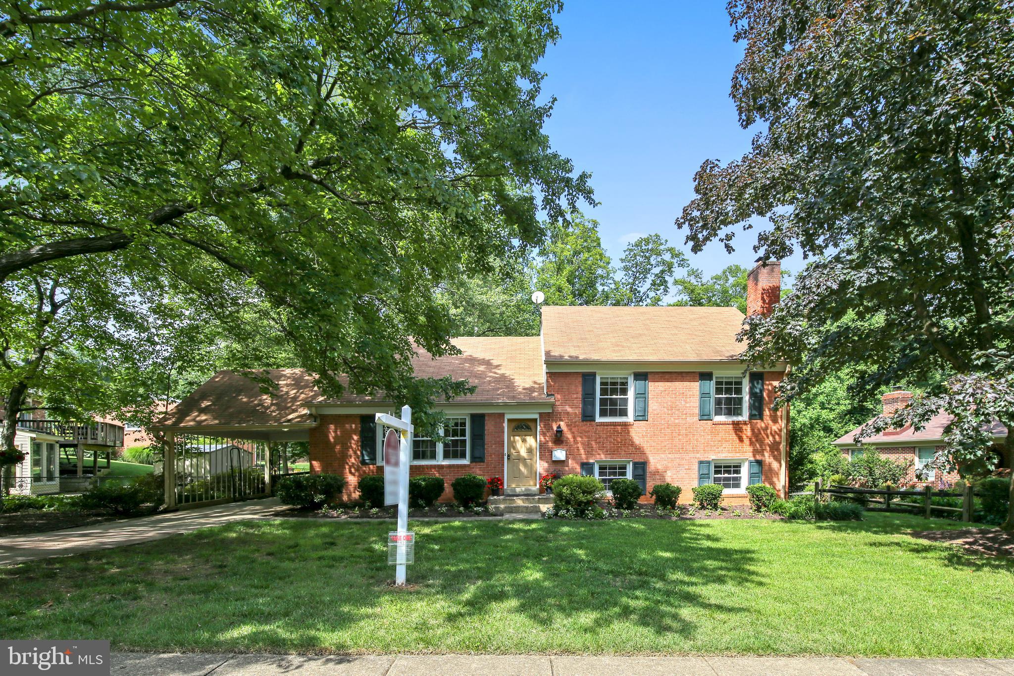 8844 Stark Road Annandale, VA 22003 - Photo 44 of 57 Mature Trees on this lot that's over a 1/4 acre!