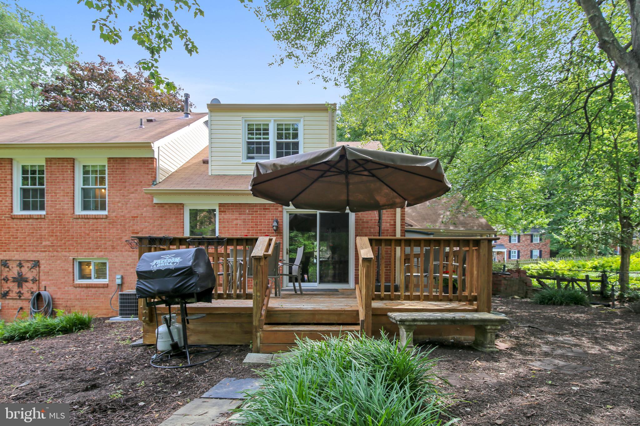 8844 Stark Road Annandale, VA 22003 - Photo 54 of 57 Large Deck with Lounging + Dining Space!