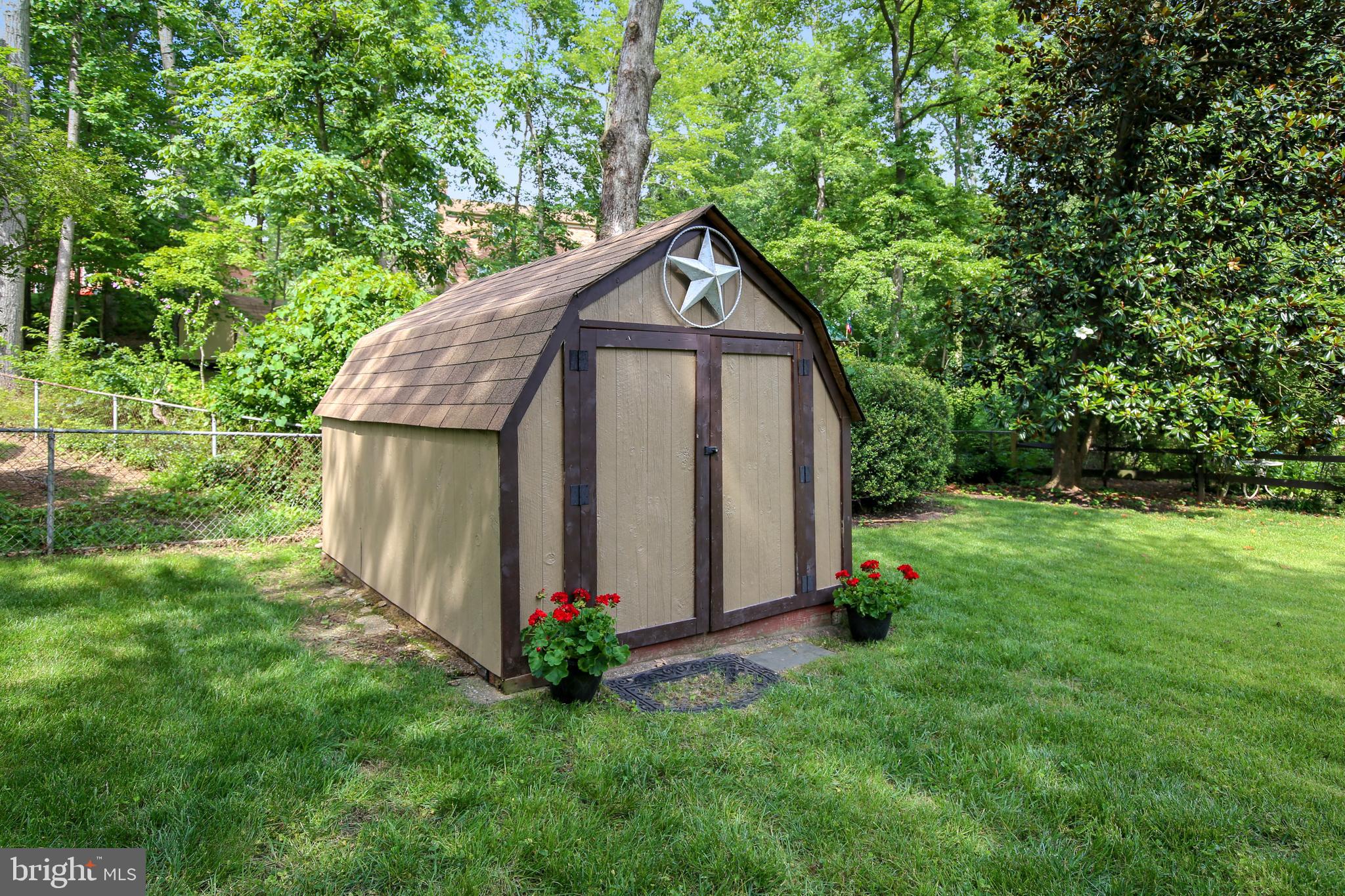 8844 Stark Road Annandale, VA 22003 - Photo 55 of 57 Great shed with room for gardening tools and bikes