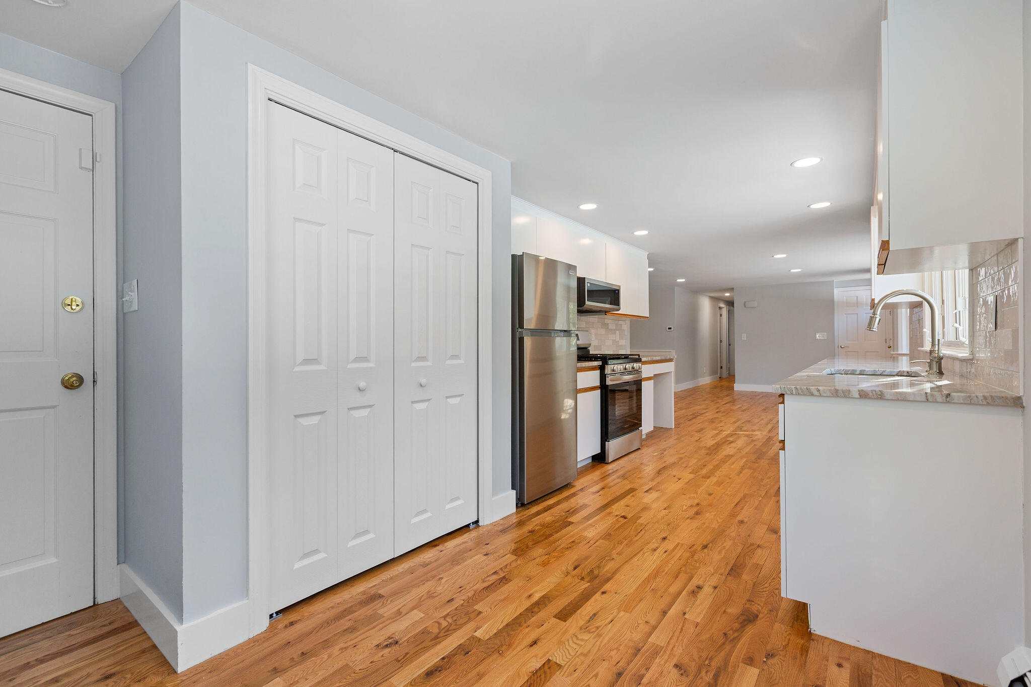200 Lumbert Mill Road Centerville, MA 02632 - Photo 12 of 63 a view of kitchen with wooden floor