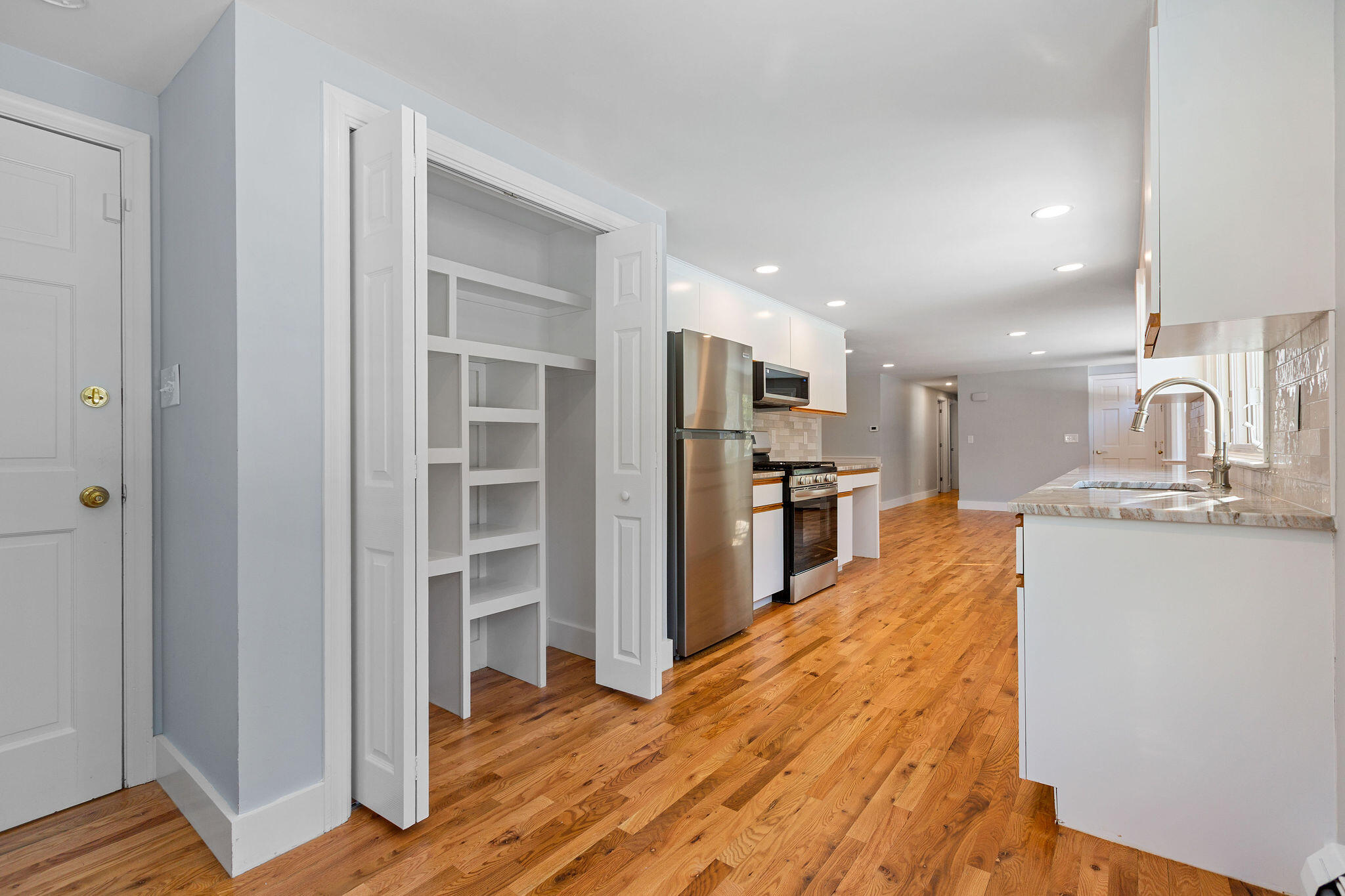 200 Lumbert Mill Road Centerville, MA 02632 - Photo 13 of 63 a view of kitchen with wooden floor