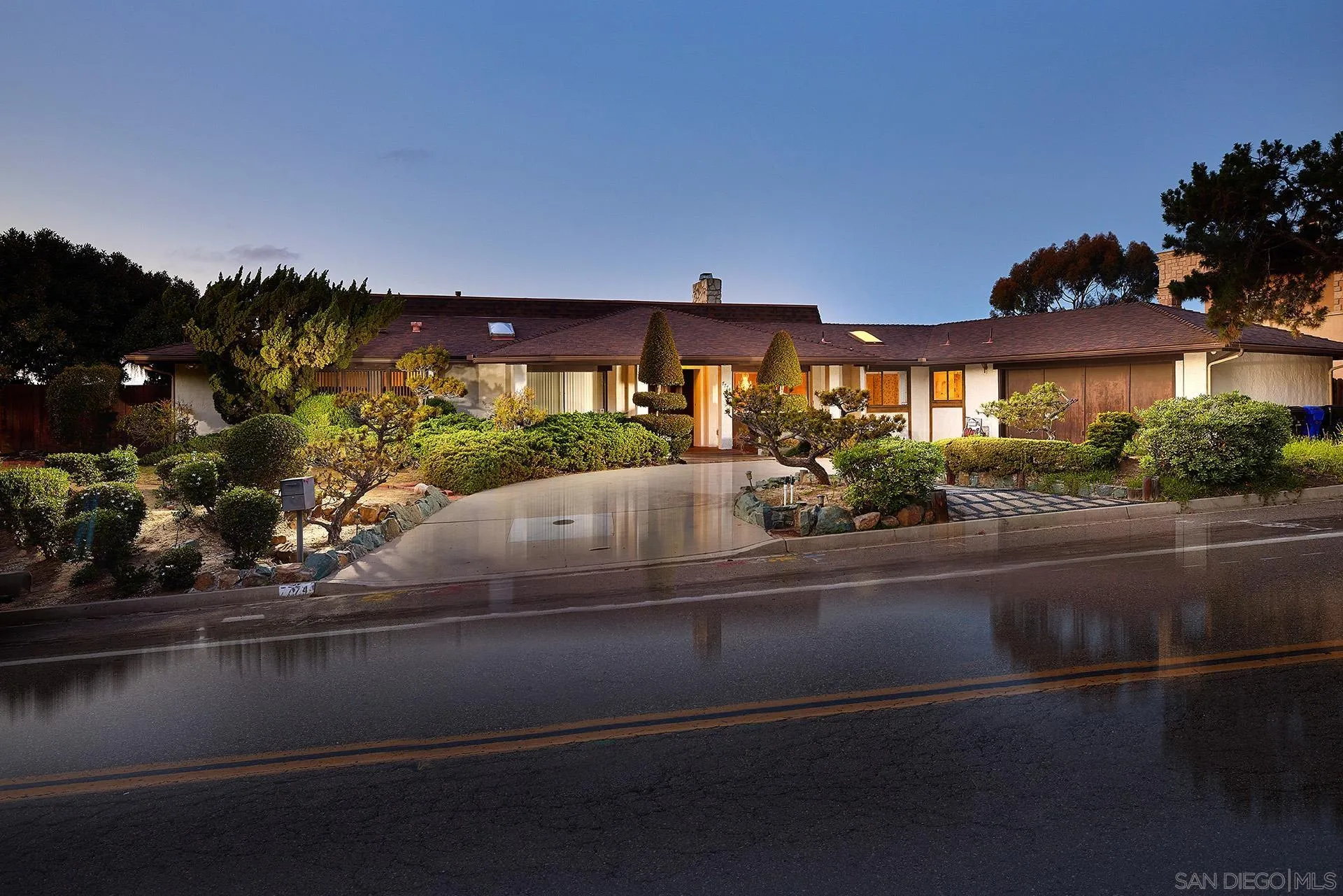 7774 Via Capri La Jolla, CA 92037 - Photo 1 of 45 a view of a house with a street