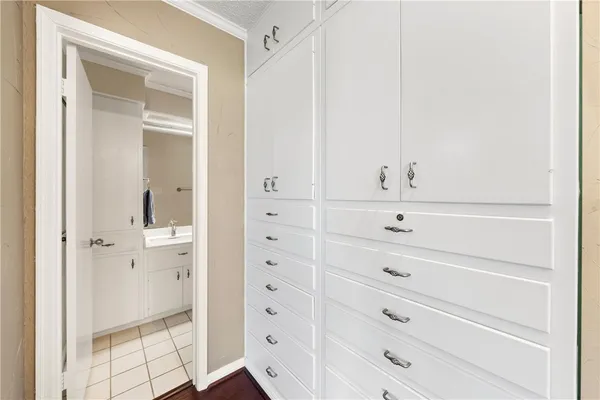 a view of closet