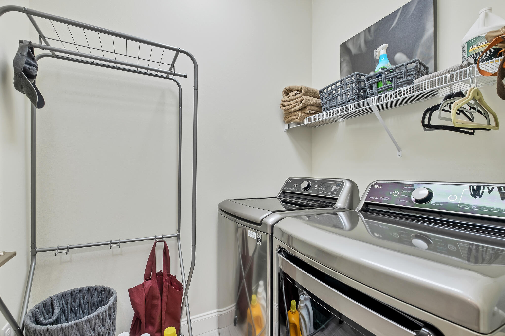 21 Windrow Way Rosemary Beach, FL 32461 - Photo 13 of 38 a close view of laundry room with a washer and dryer