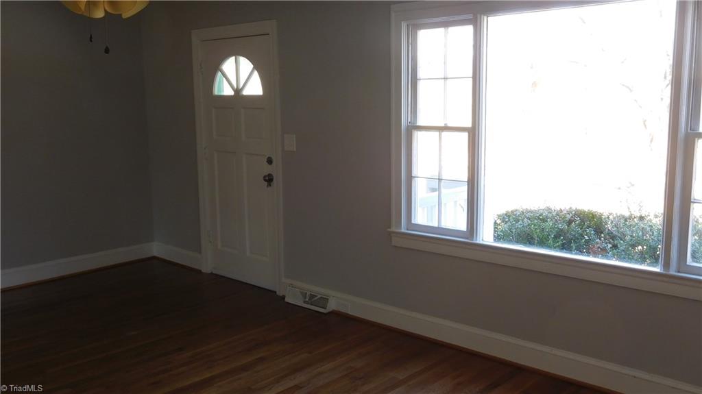 724 Sain Road Mocksville, NC 27028 - Photo 3 of 21 Bright, Spacious Living room with hardwood floors.