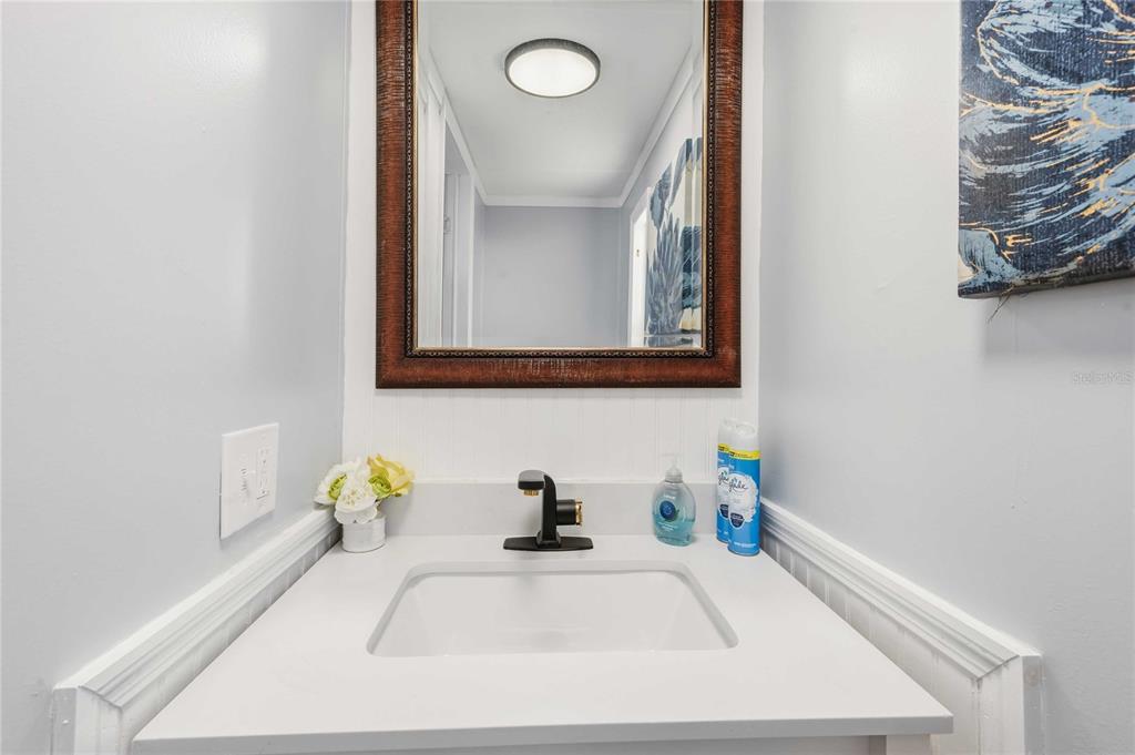 5408 Dean Dairy Road Zephyrhills, FL 33541 - Photo 17 of 62 a bathroom with a sink and a mirror
