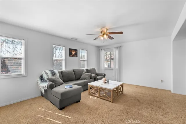 a view of an outdoor space and mountain view