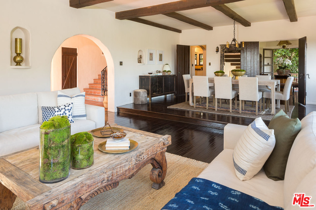 4342 Cedarhurst Circle Los Angeles, CA 90027 - Photo 6 of 44 a living room with furniture and wooden floor