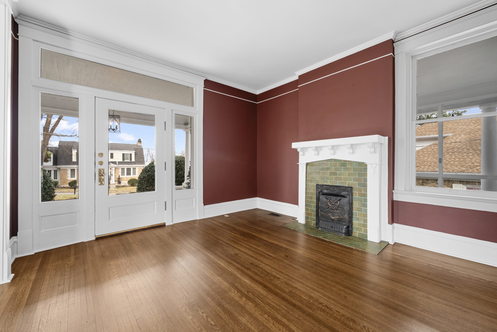 343 Forrest Street Lewisburg, TN 37091 - Photo 30 of 84 a view of an empty room with wooden floor and a window
