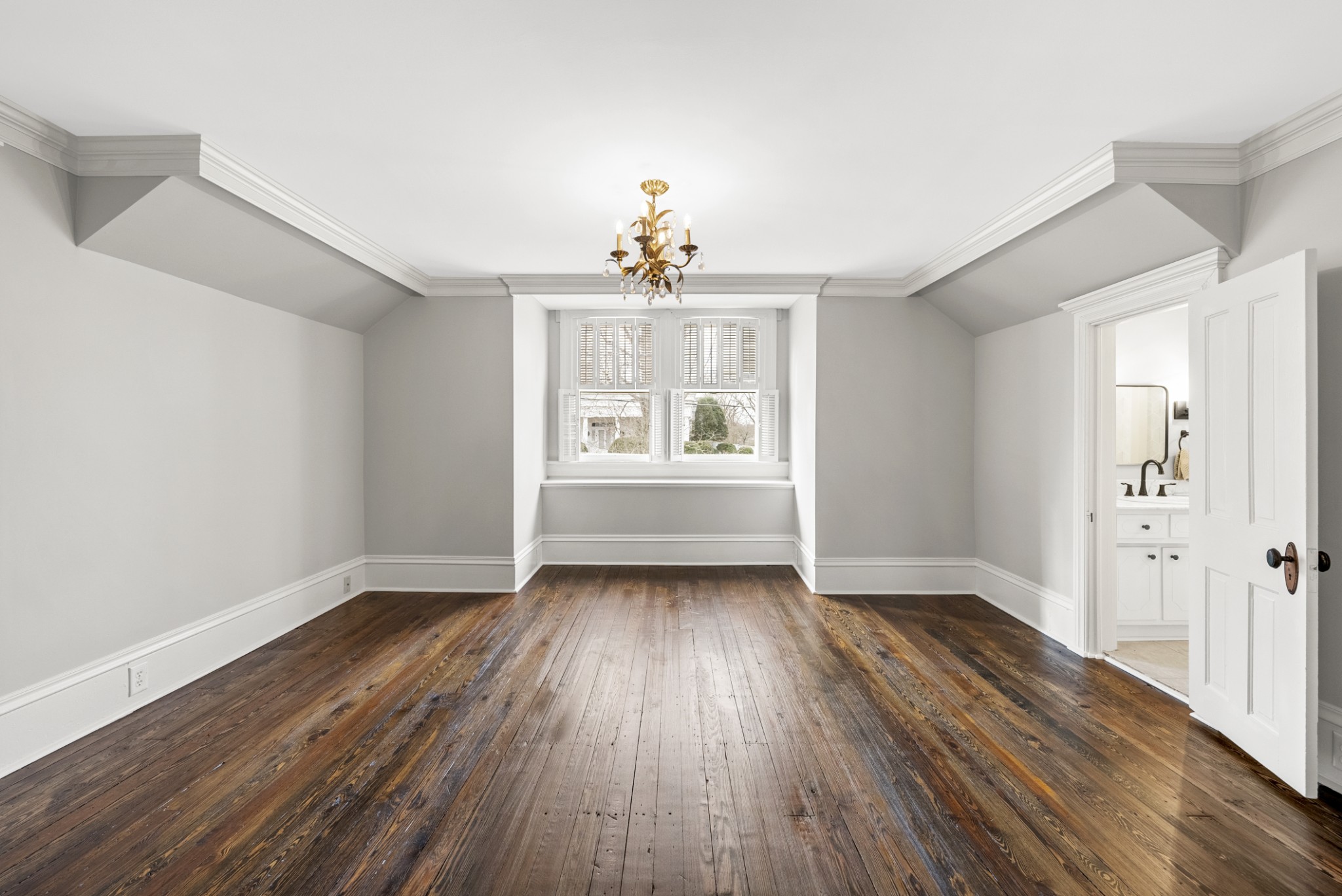 343 Forrest Street Lewisburg, TN 37091 - Photo 48 of 84 a view of an empty room with wooden floor and a window