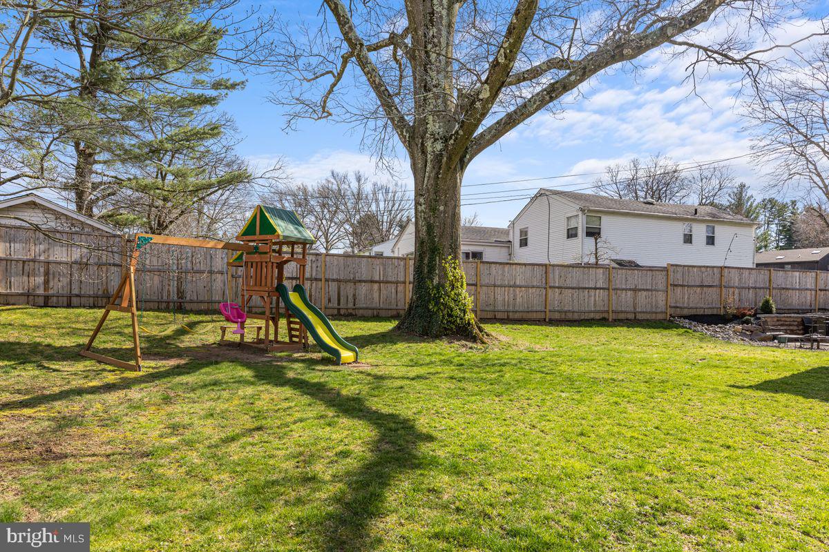 1401 Carol Road Jenkintown, PA 19046 - Photo 29 of 30 a view of a backyard with a slide