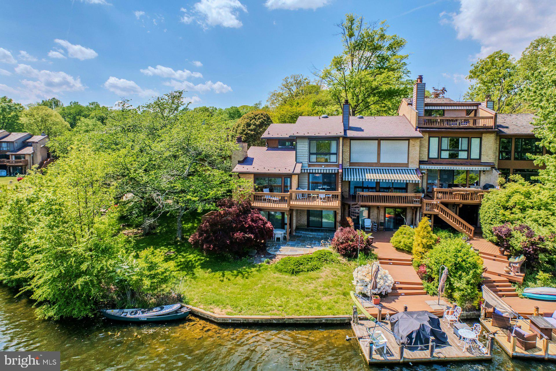 2013 Lakewinds Drive Reston, VA 20191 - Photo 2 of 54 Back view of home and lake