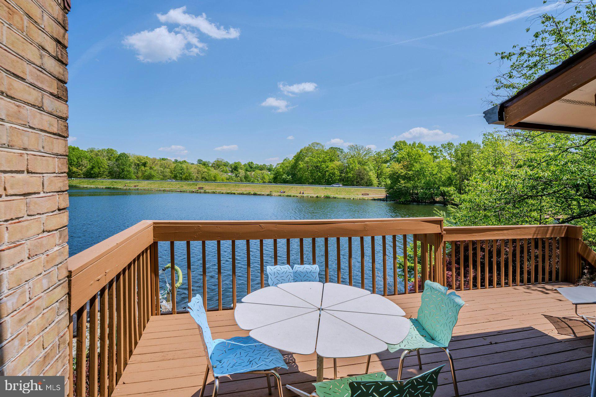 2013 Lakewinds Drive Reston, VA 20191 - Photo 10 of 54 View of lake from the balcony off the dining toom