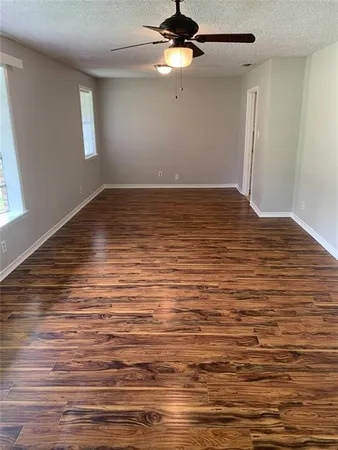 wooden floor in an empty room