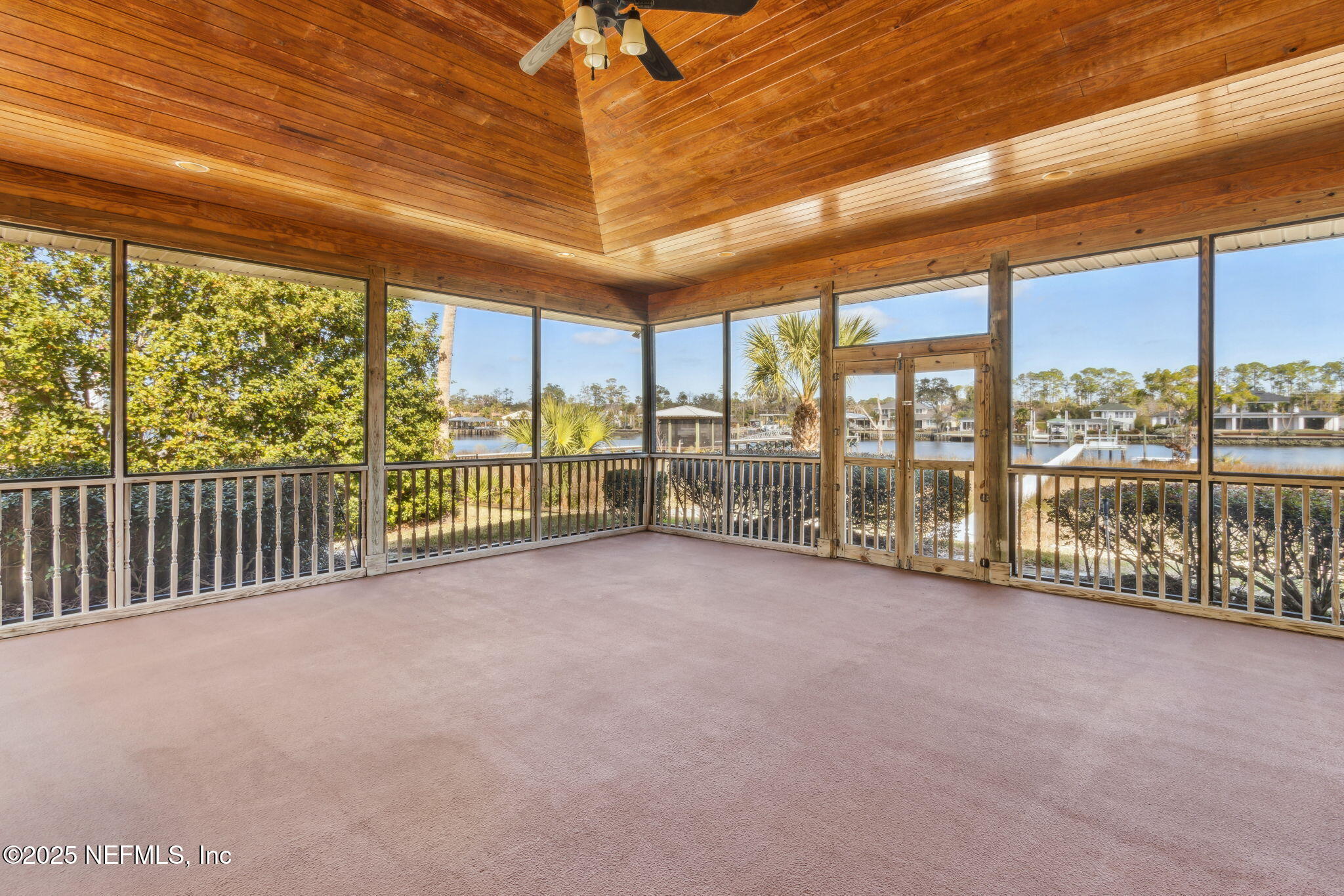 224 Clatter Bridge Road Ponte Vedra, FL 32081 - Photo 45 of 73 Large Screened Porch with a great view!