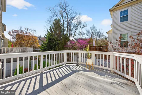 a view of balcony with furniture