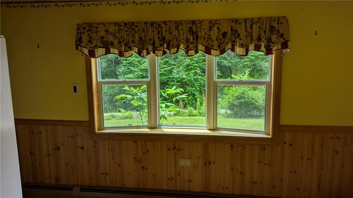683 Lower 3rd Brook Road Walton, NY 13856 - Photo 11 of 27 Bay window in kitchen frames great view of back yard .
