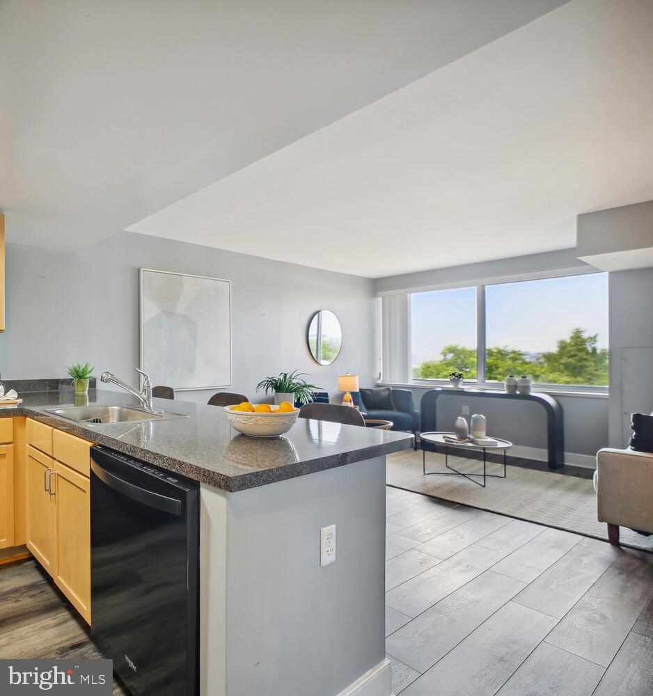 800 4th Street Southwest, Unit S717 Washington, DC 20024 - Photo 23 of 23 Bright Open Floor Plan - Living and Dining Area