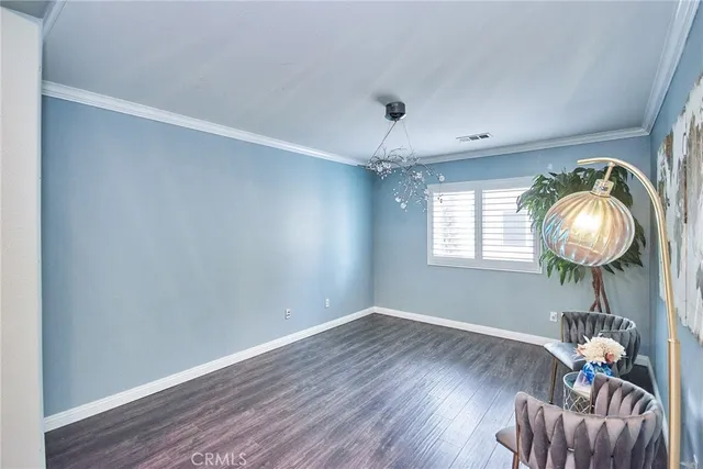 a bathroom with a sink vanity and mirror