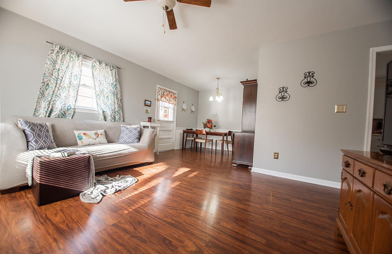 549 Holiday Road Vinton, VA 24179 - Photo 15 of 30 a living room with furniture and a wooden floor