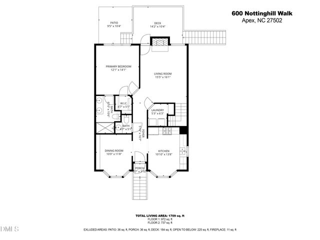 $420,000 | 600 Nottinghill Walk, Apex, NC 27502