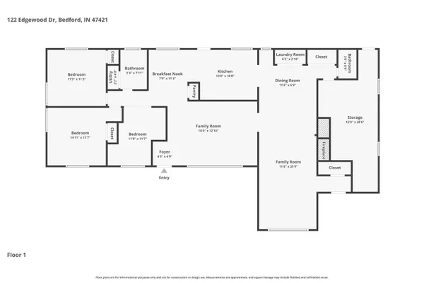 $225,000 | 122 Edgewood Drive, Bedford, IN 47421