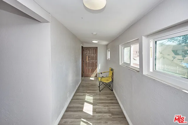 a very nice looking room with a large window