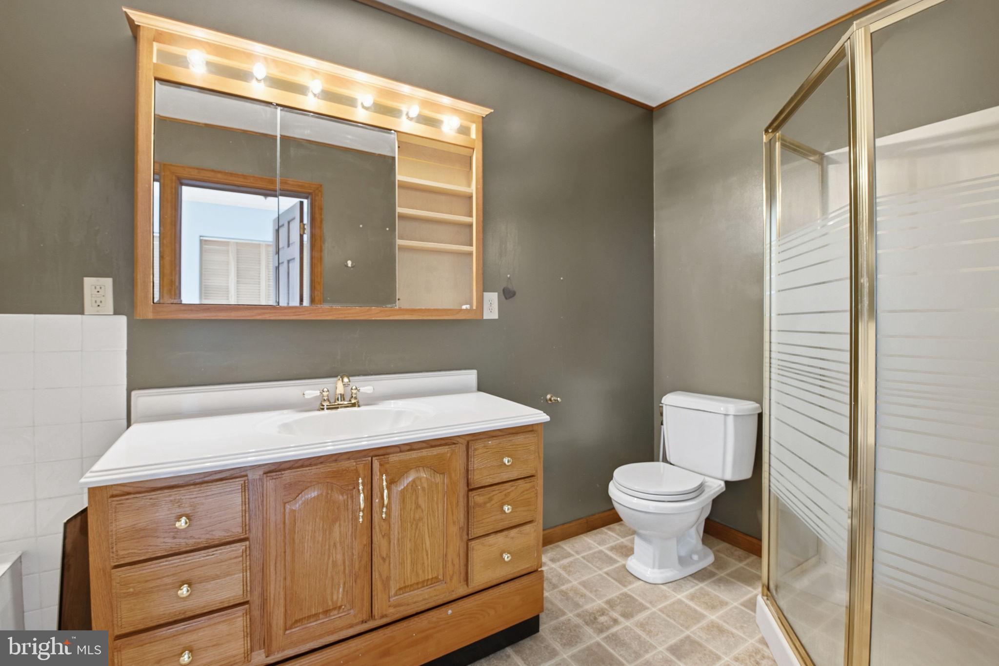 6501 Fair School Road Glen Rock, PA 17327 - Photo 21 of 43 a bathroom with a sink toilet and window