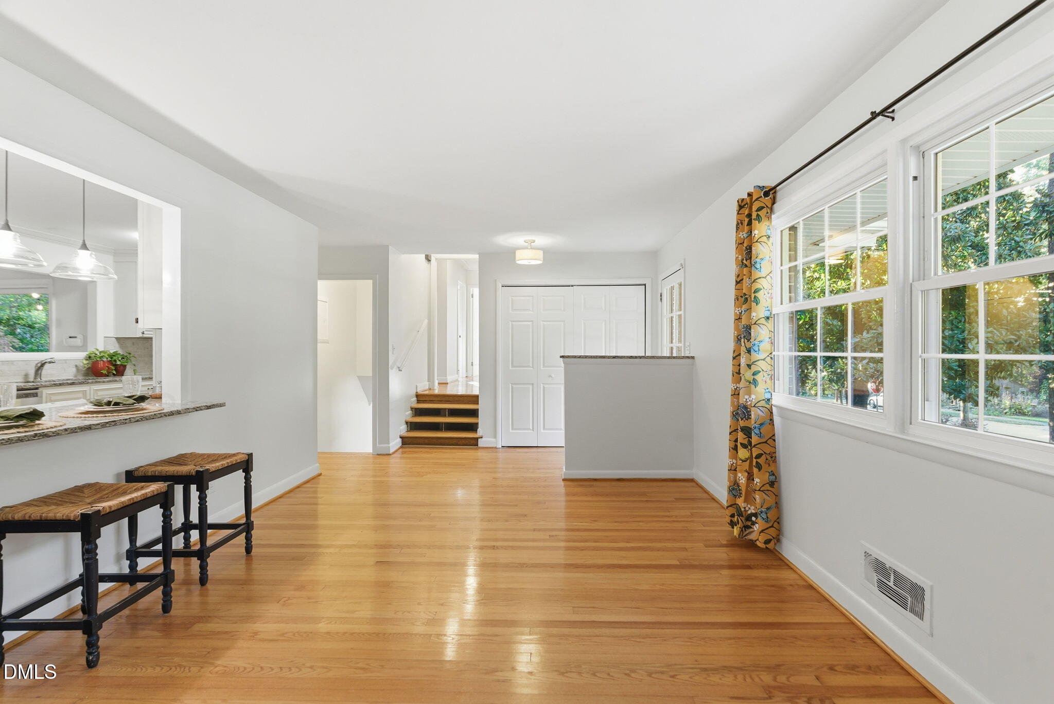 531 West Cornwall Road Cary, NC 27511 - Photo 14 of 77 a view of kitchen with furniture and wooden floor
