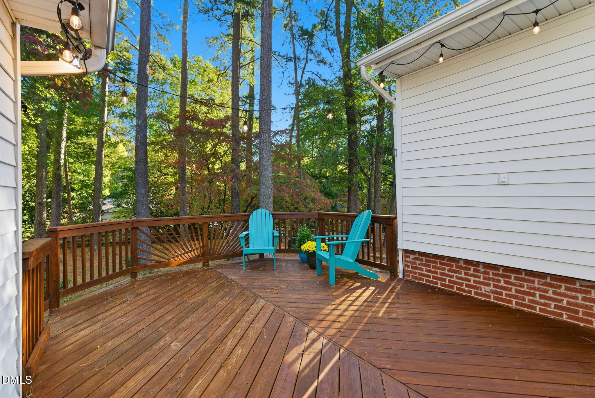 531 West Cornwall Road Cary, NC 27511 - Photo 58 of 77 a view of deck with wooden floor and seating space
