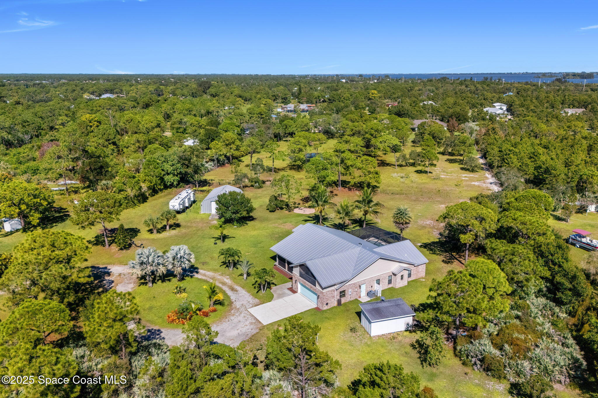 4540 Sand Point Road Grant Valkaria, FL 32949 - Photo 4 of 62 Aerial