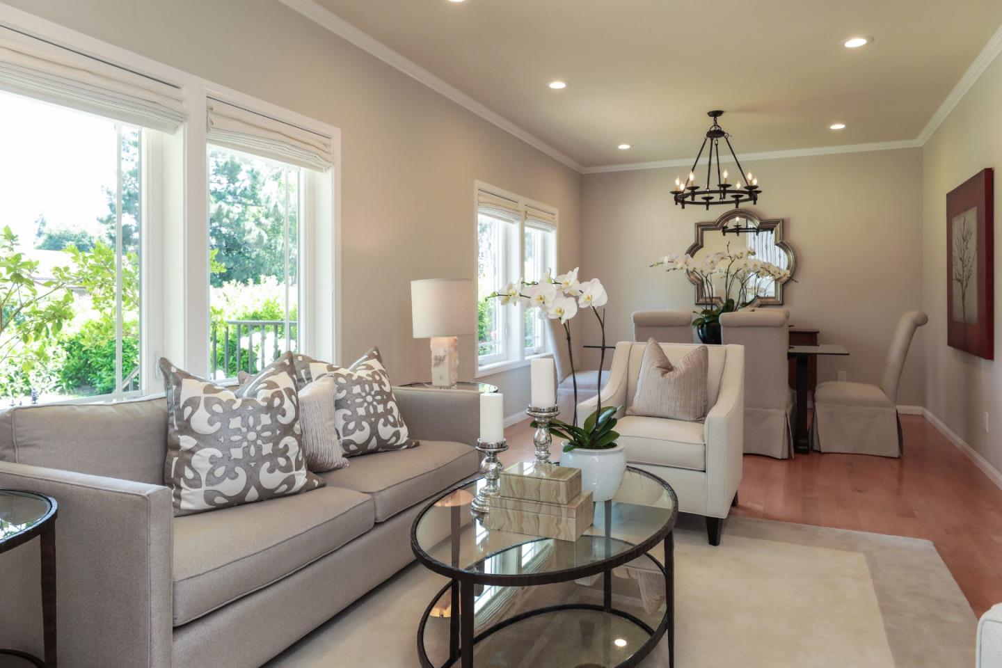 161 Willow Road Menlo Park, CA 94025 - Photo 4 of 14 a living room with furniture and a large window