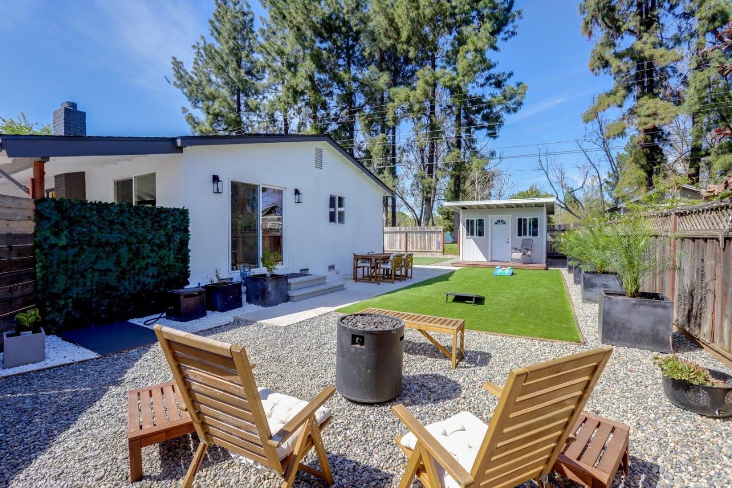 681 Arnold Drive Gilroy, CA 95020 - Photo 35 of 55 a view of an house with backyard and furniture