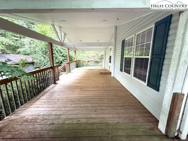 1269 Howell Road Lansing, NC 28643 - Photo 23 of 34 a view of a porch