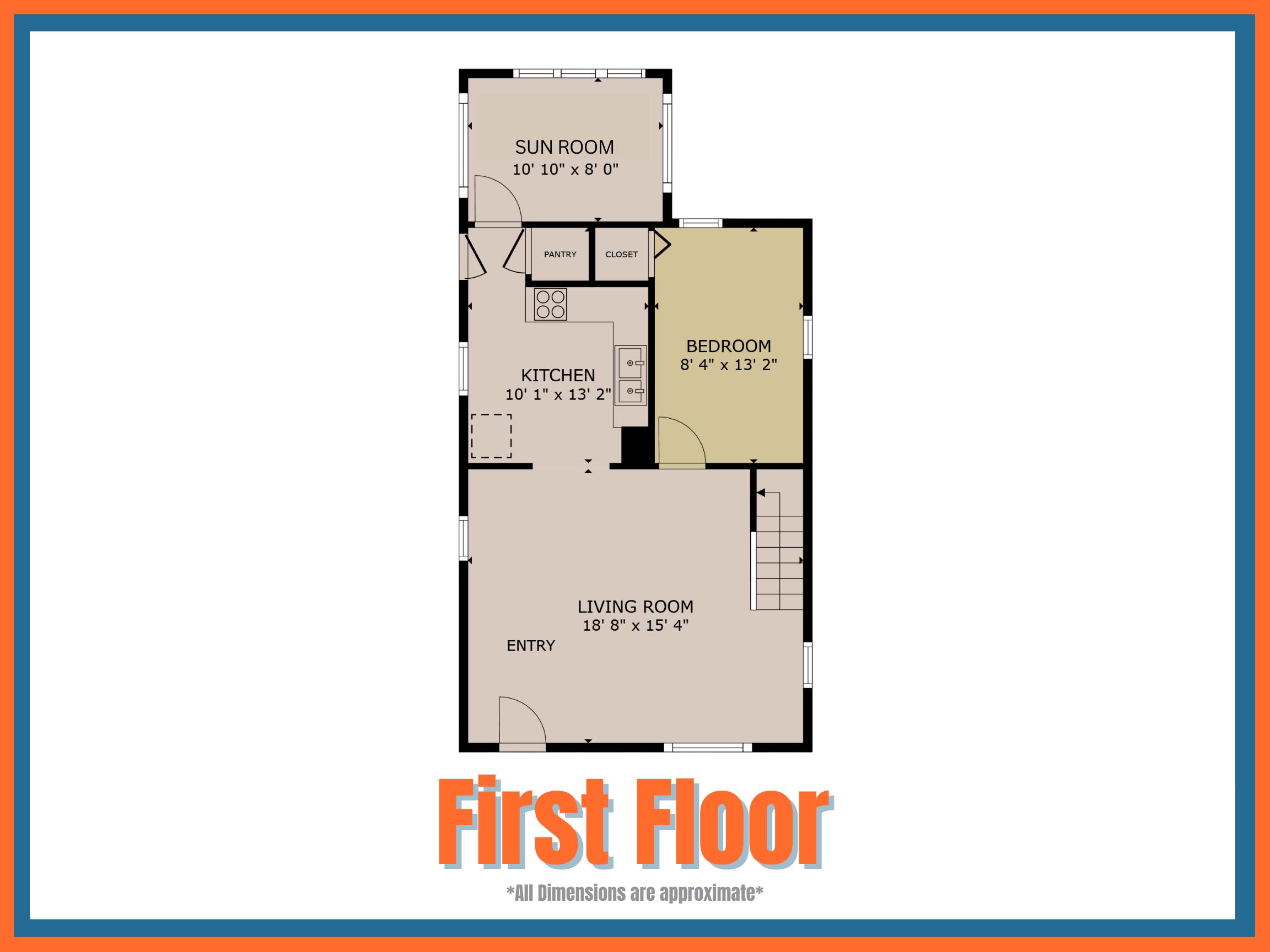 6 Dudley Street Presque Isle, ME 04769 - Photo 45 of 49 6 Dudley St First Floor Layout