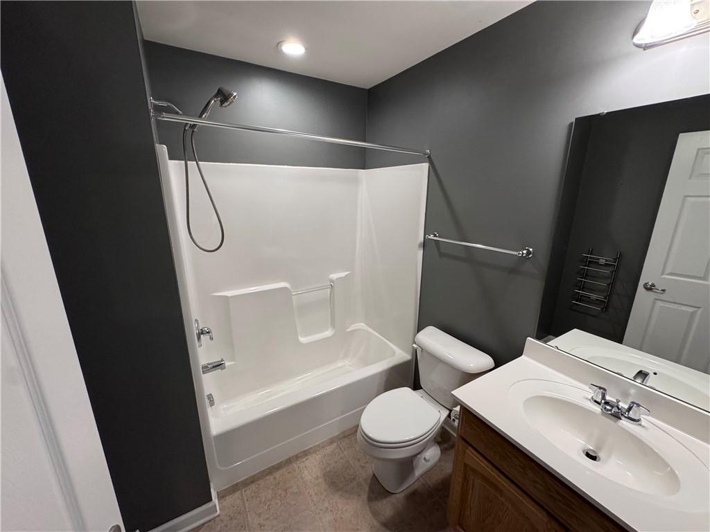 280 Broadstone Drive Mars, PA 16046 - Photo 21 of 22 a bathroom with a sink a toilet and shower