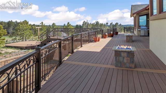 7115 Wildridge Road Colorado Springs, CO 80908 - Photo 9 of 49 View from main level deck