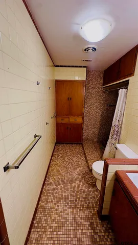 a bathroom with a sink and a shower