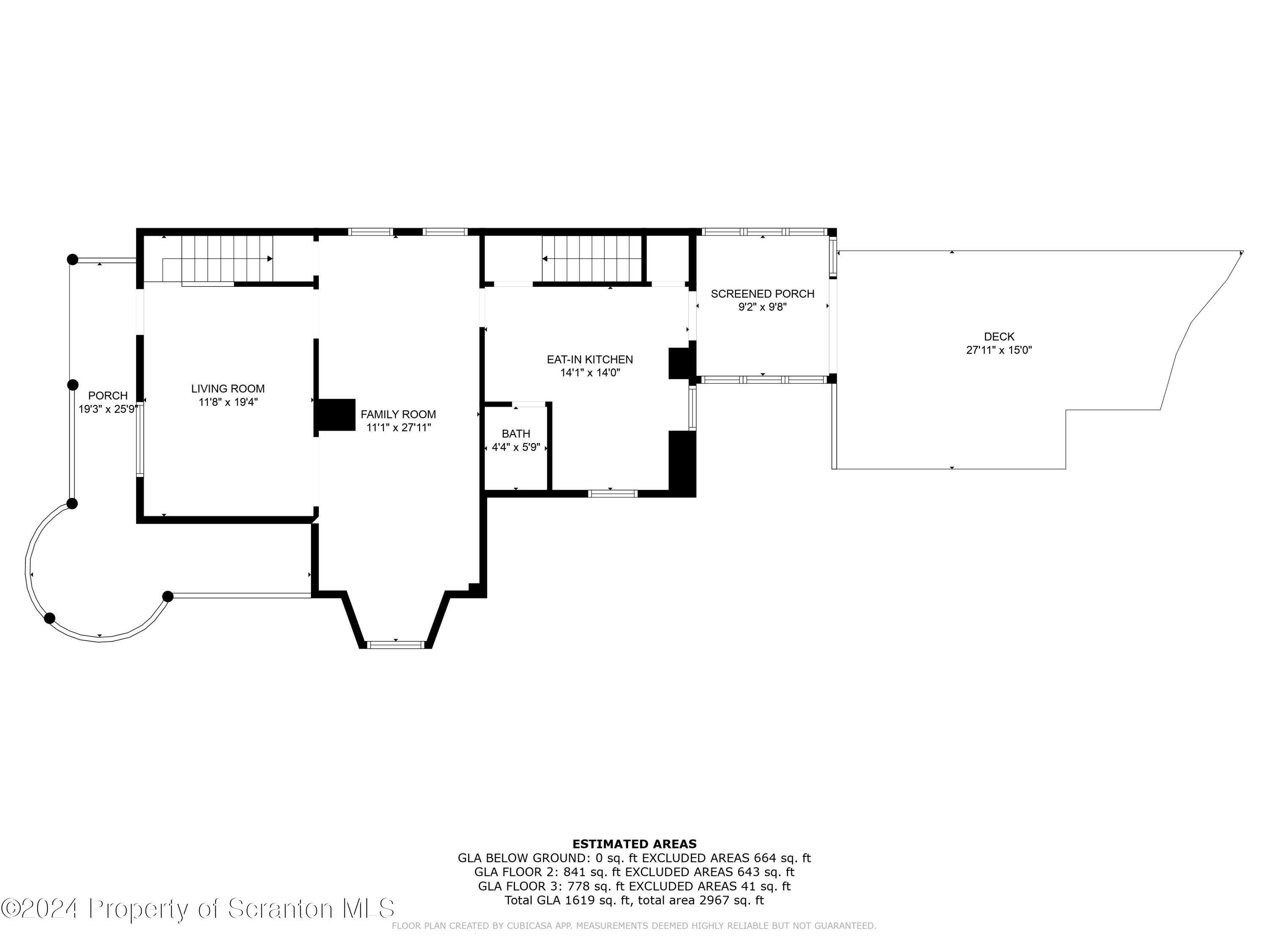 112 East Taylor Street Taylor, PA 18517 - Photo 42 of 45 a picture of floor plan