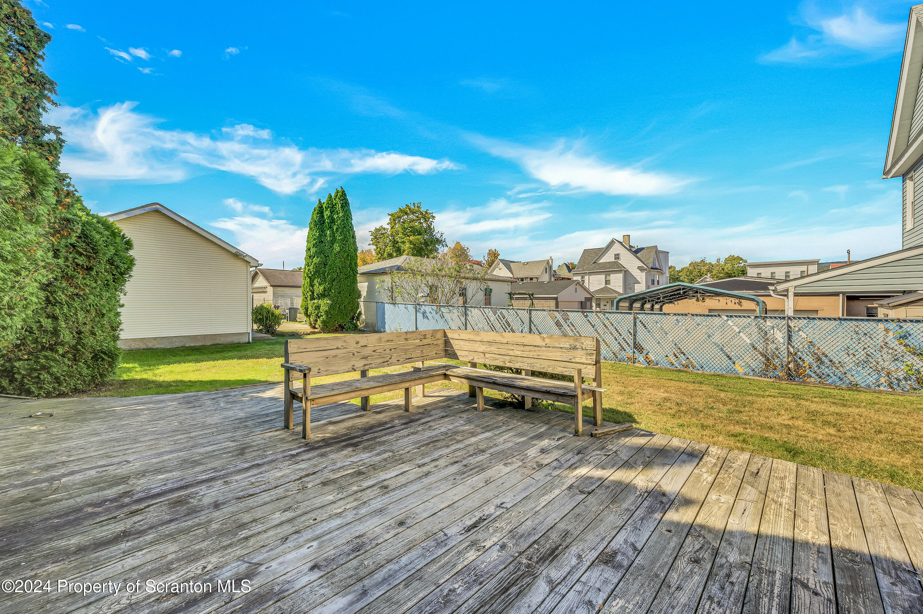 112 East Taylor Street Taylor, PA 18517 - Photo 10 of 45 a view of a terrace with chairs