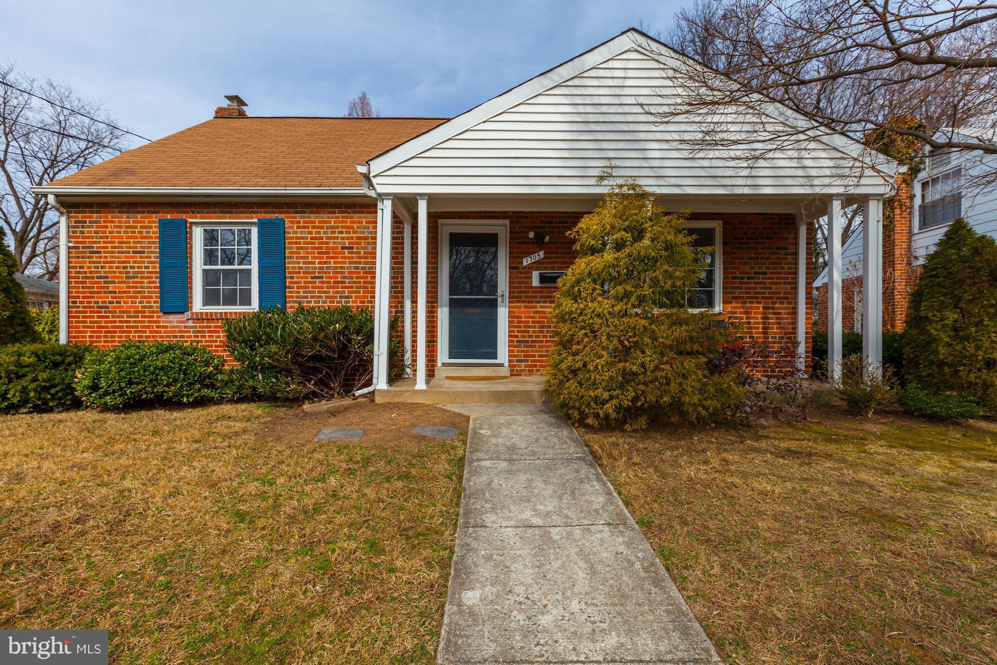 1705 Brisbane Street Silver Spring, MD 20902 - Photo 1 of 27 Exterior front w/ covered porch