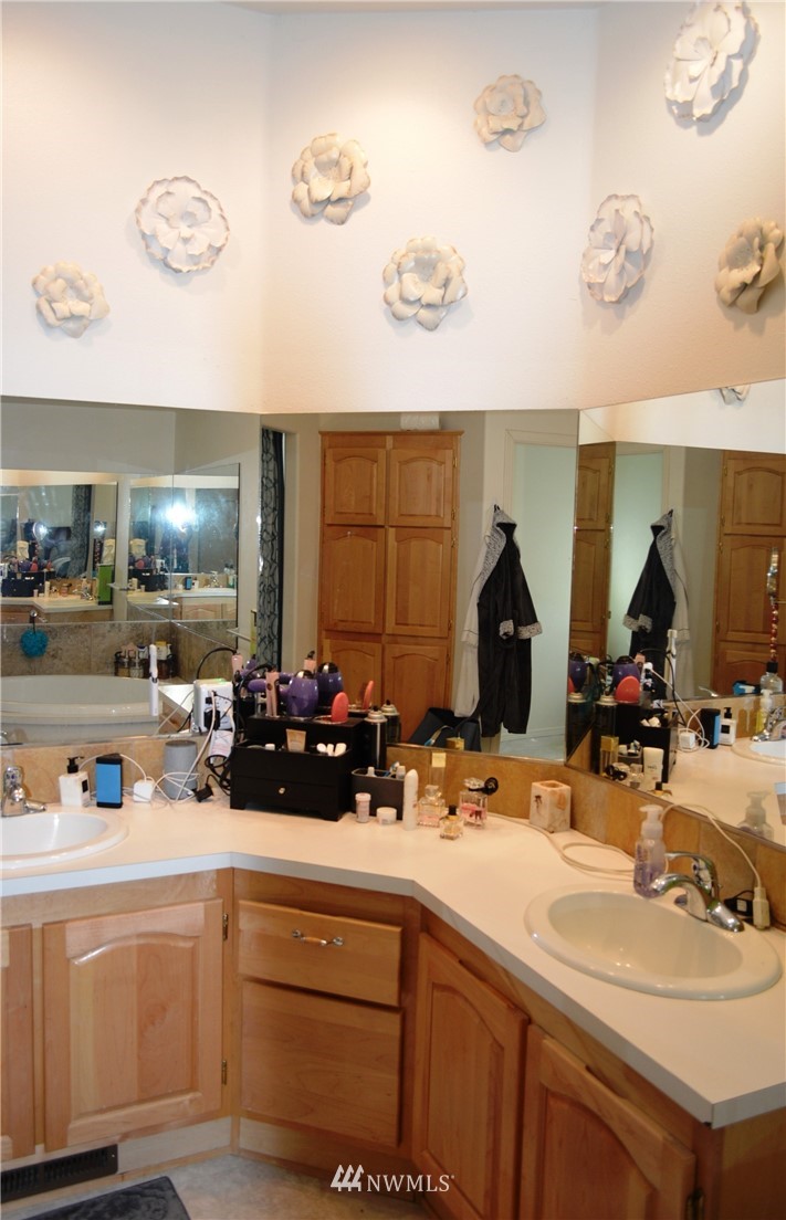 7855 Ham Road Custer, WA 98240 - Photo 19 of 39 a bathroom with a sink and a mirror