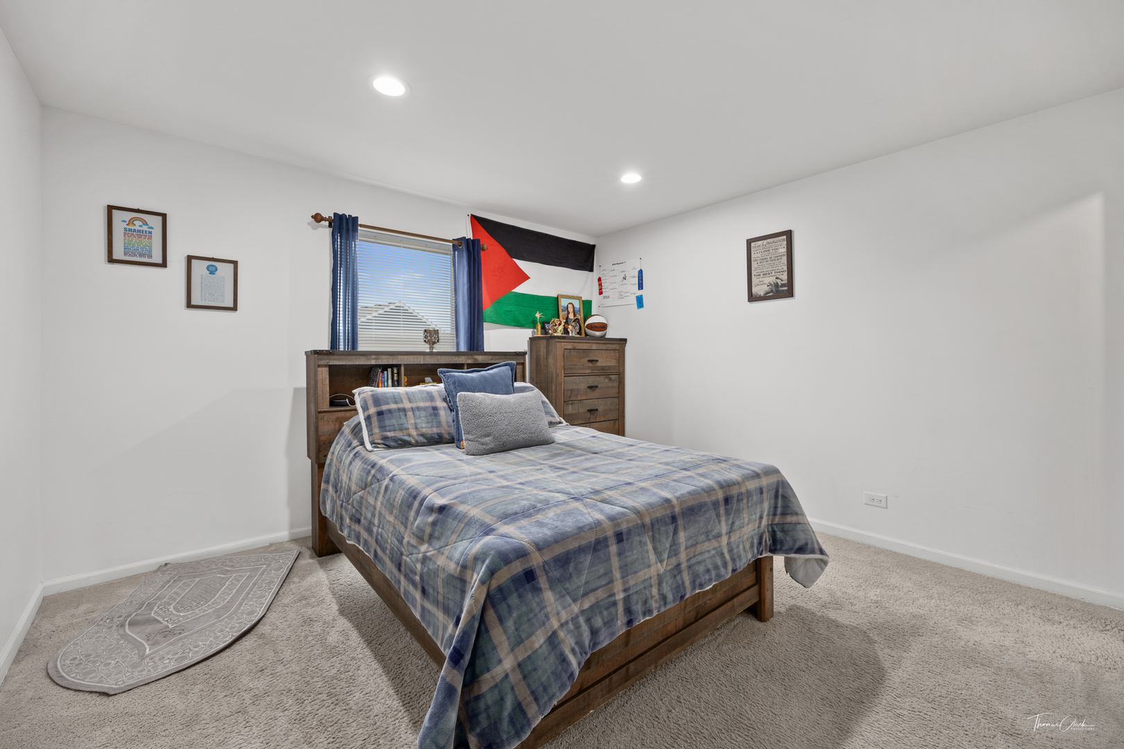 1978 Stapleton Road New Lenox, IL 60451 - Photo 23 of 47 a bedroom with a bed a wall painting and a window