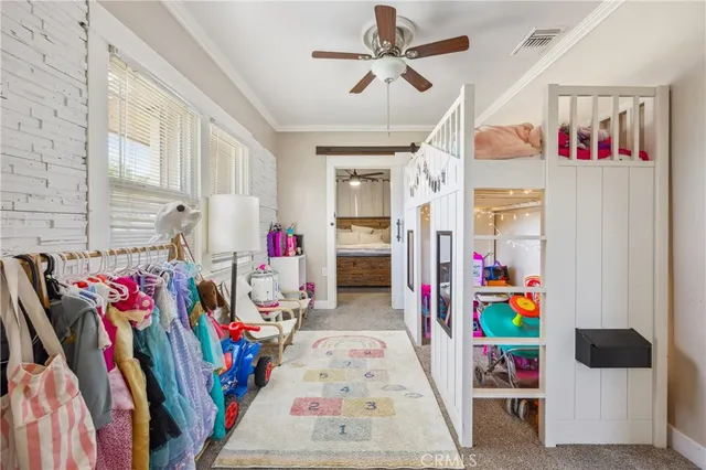 a view of a storage in a room