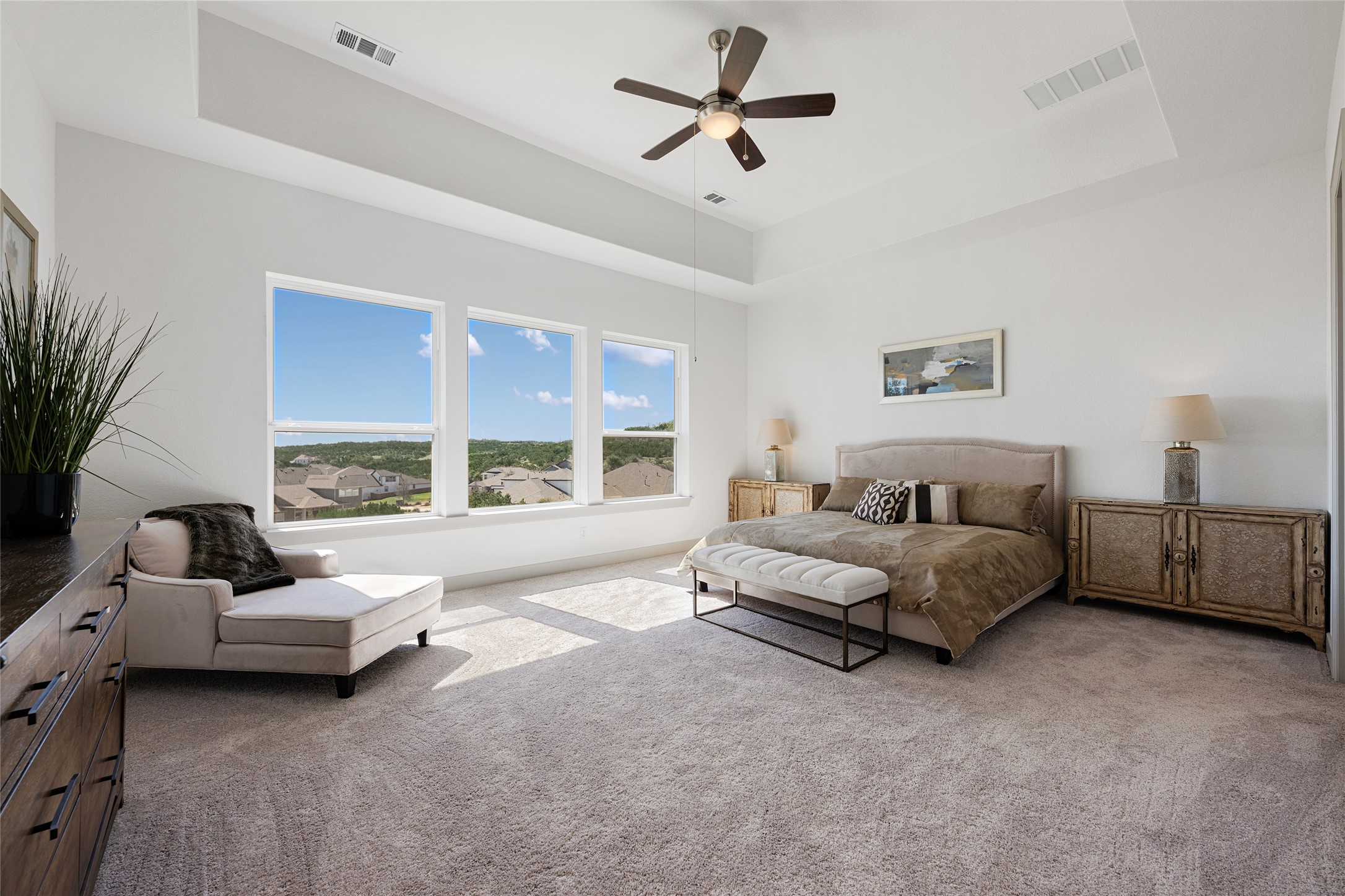 298 Smoke Tree Circle Dripping Springs, TX 78620 - Photo 15 of 38 a living room with furniture and a large window