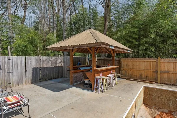 a view of outdoor space and porch