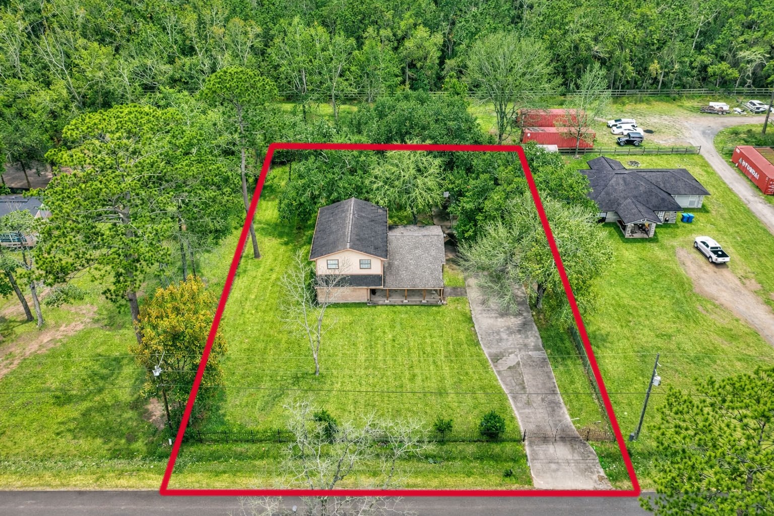 A must-see half acre home in Porter TX.